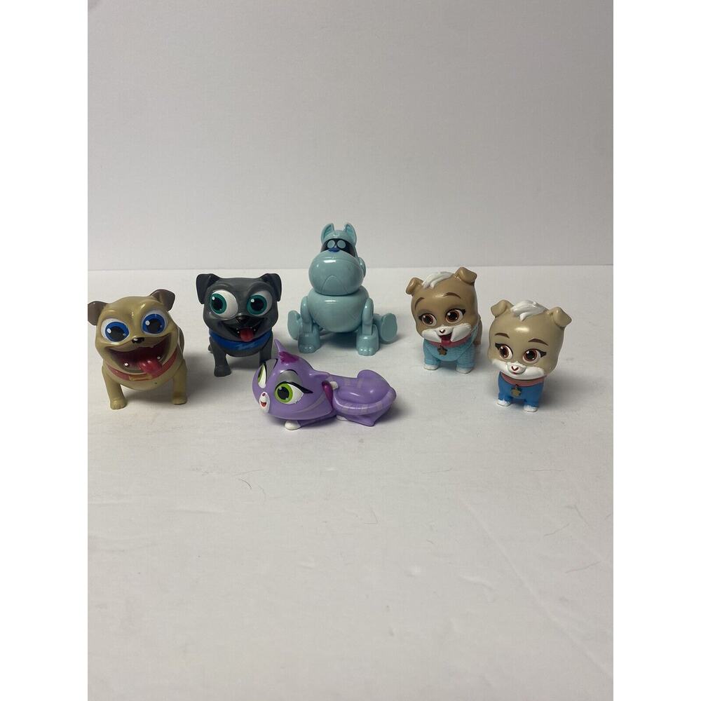 PUPPY DOG PALS Figures Lot of 6 Bingo Rolly ARF Hissy & Friends